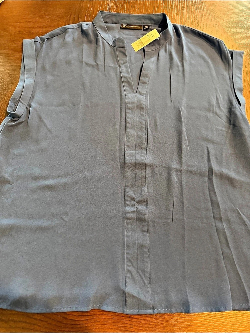 NY&C Gray Blouse XL NWT